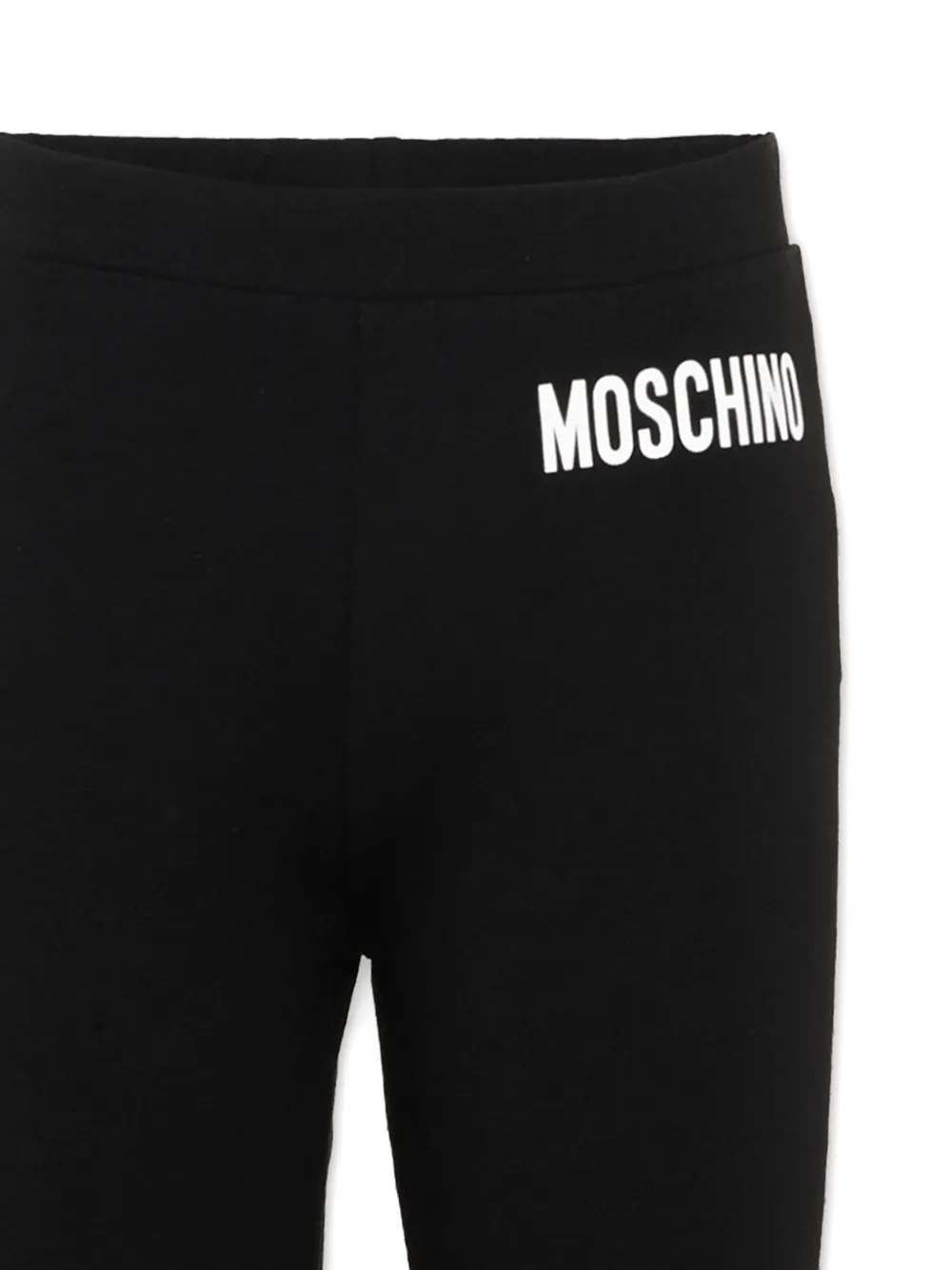 Moschino Kids Flared trainingsbroek Zwart