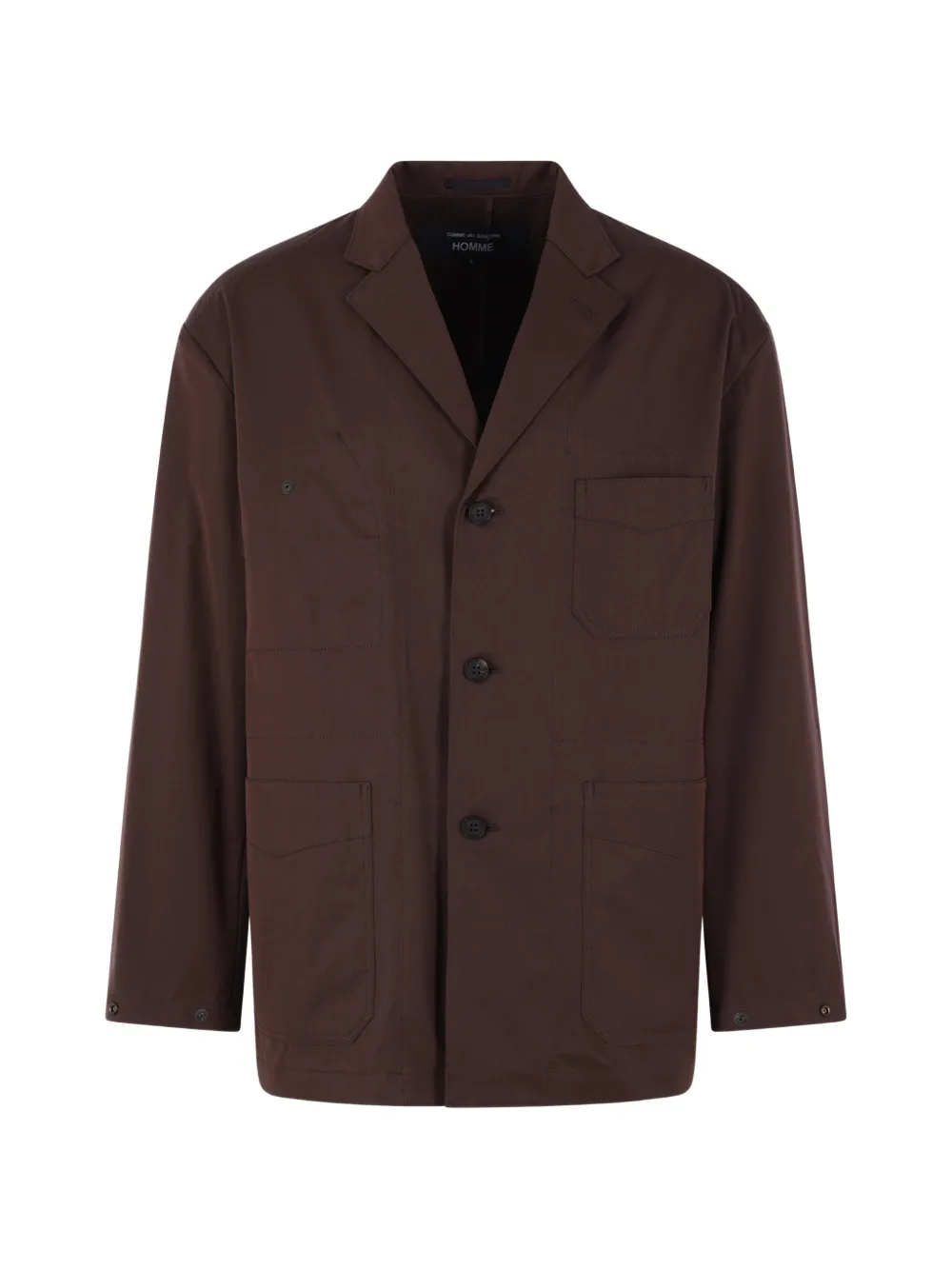Comme des Garçons Homme buttoned pocket jacket - Marrone