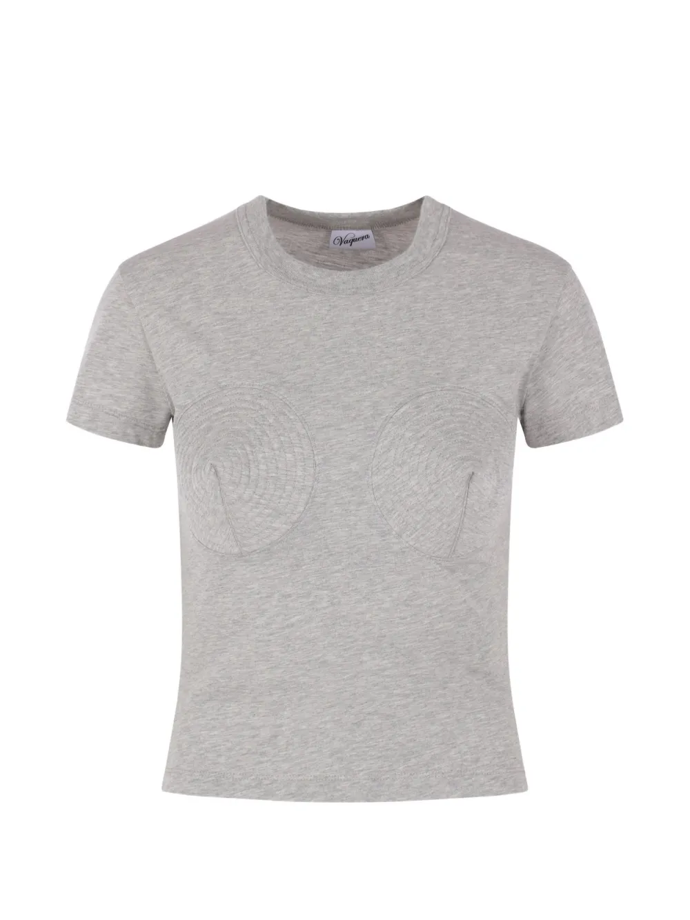 Vaquera stitched T-shirt - Grigio