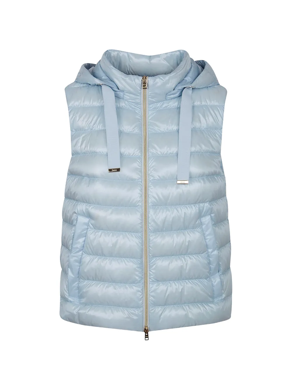 Herno hooded padded gilet - Blue