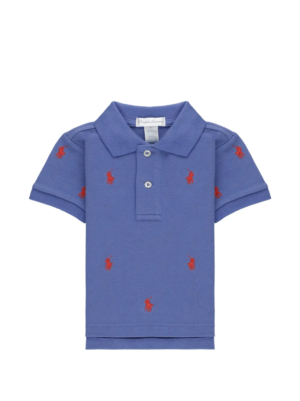 POLO RALPH LAUREN KIDS embroidered polo-shirt - Blu