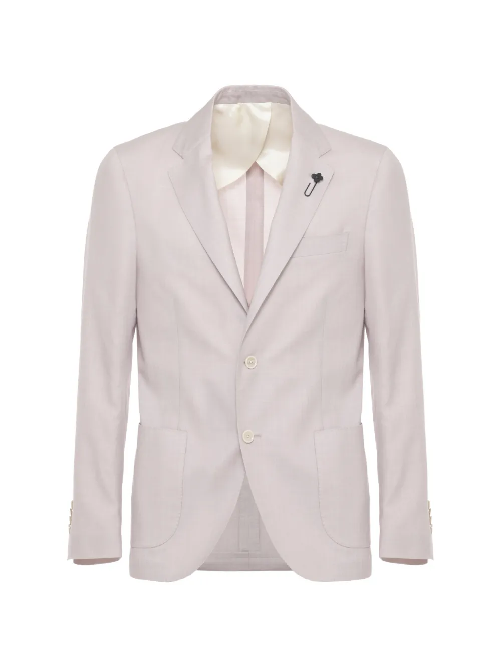 Lardini 플라워 핀 재킷 | 핑크