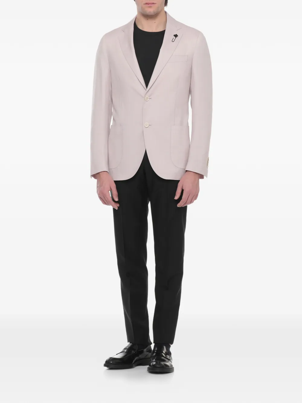  Lardini Flower-pin Jacket - Pink 