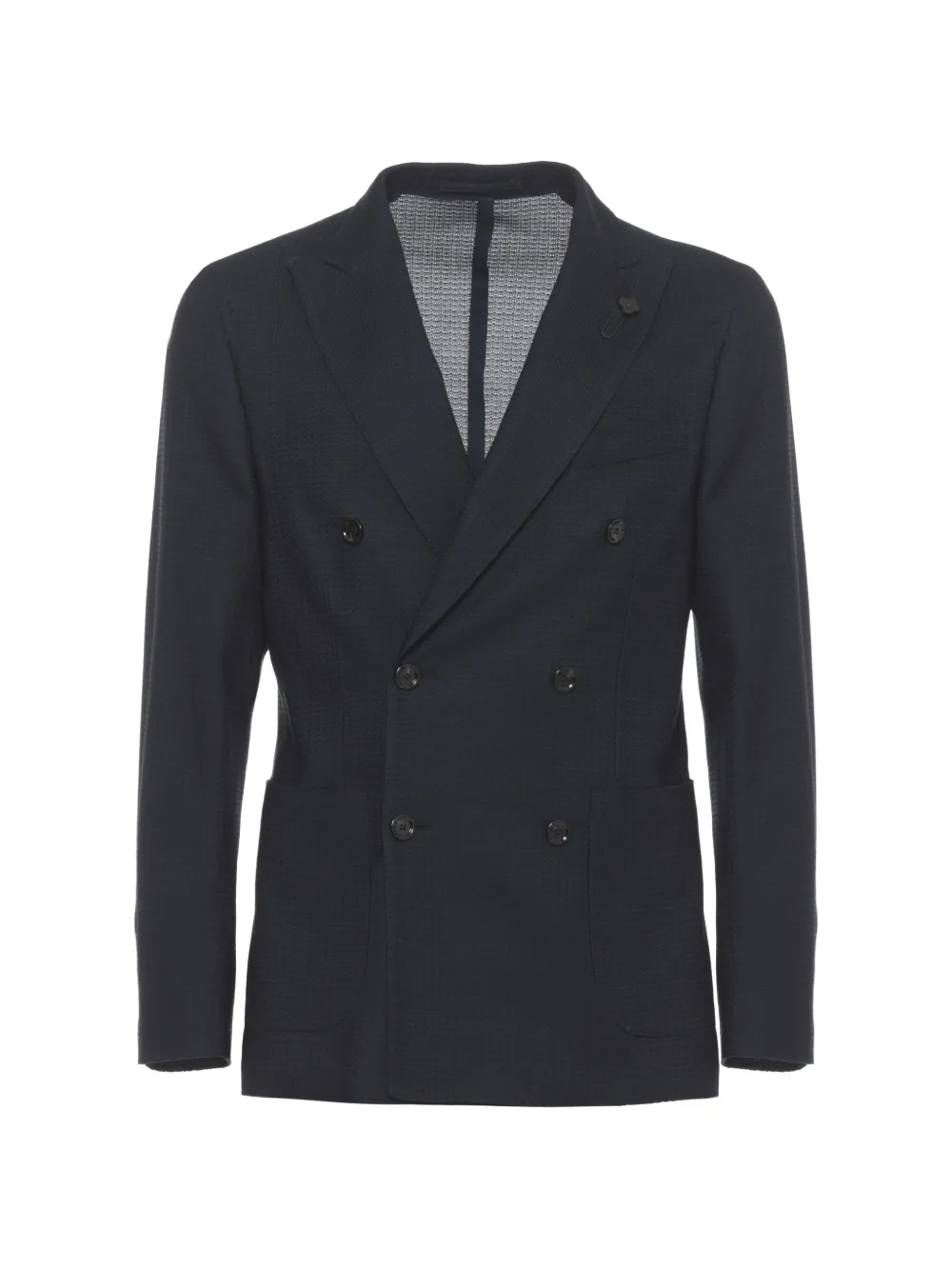 Lardini double-breasted blazer - Blu