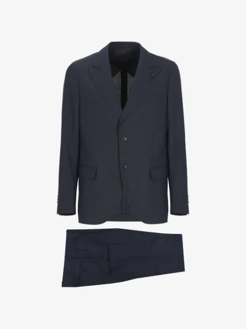 Lardini Anzug mit steigendem Revers