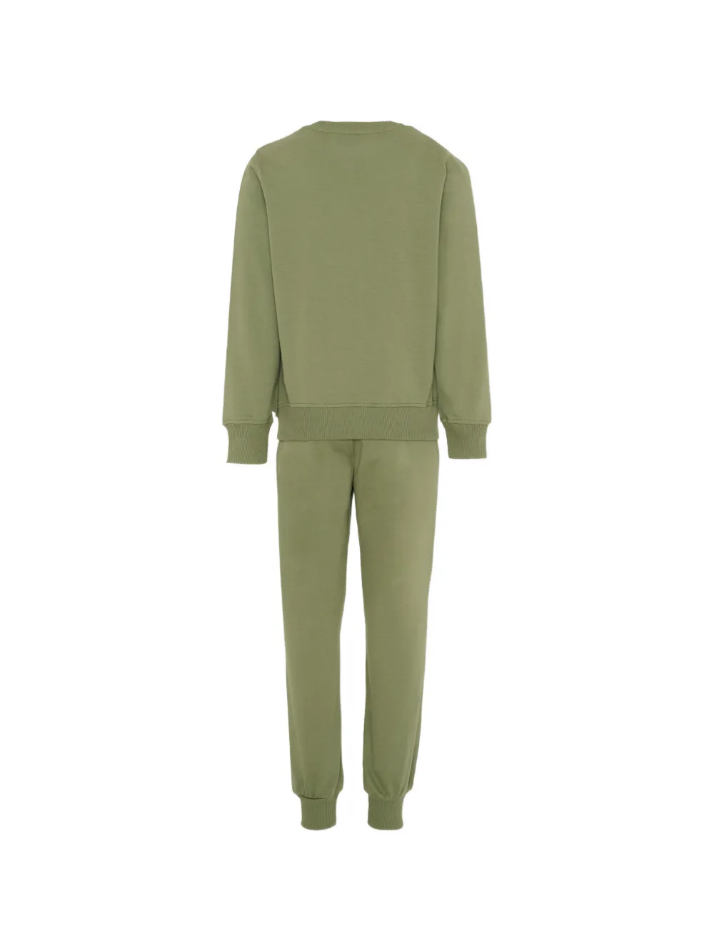Moschino Kids Trainingspak met logoprint Groen