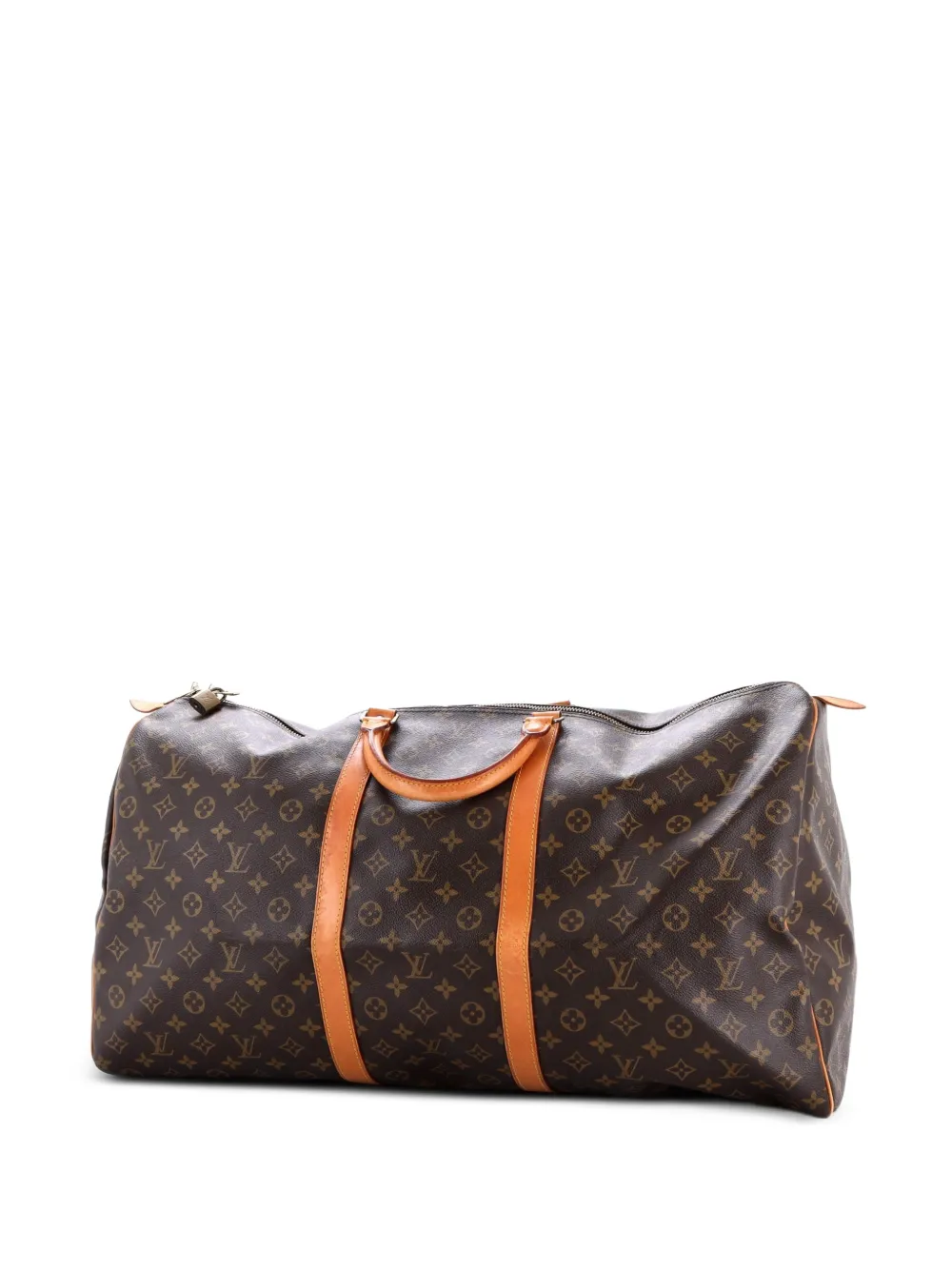 Louis Vuitton Pre-Owned Keepall Bag Monogram Canvas 60 travel bag - Marrone