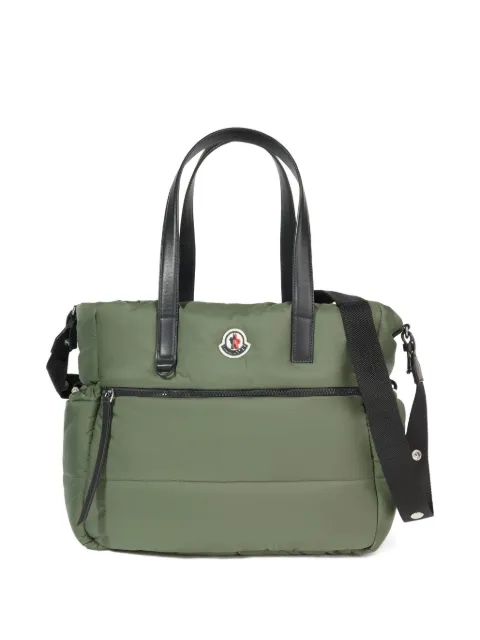 Moncler Enfant padded top handle changing bag