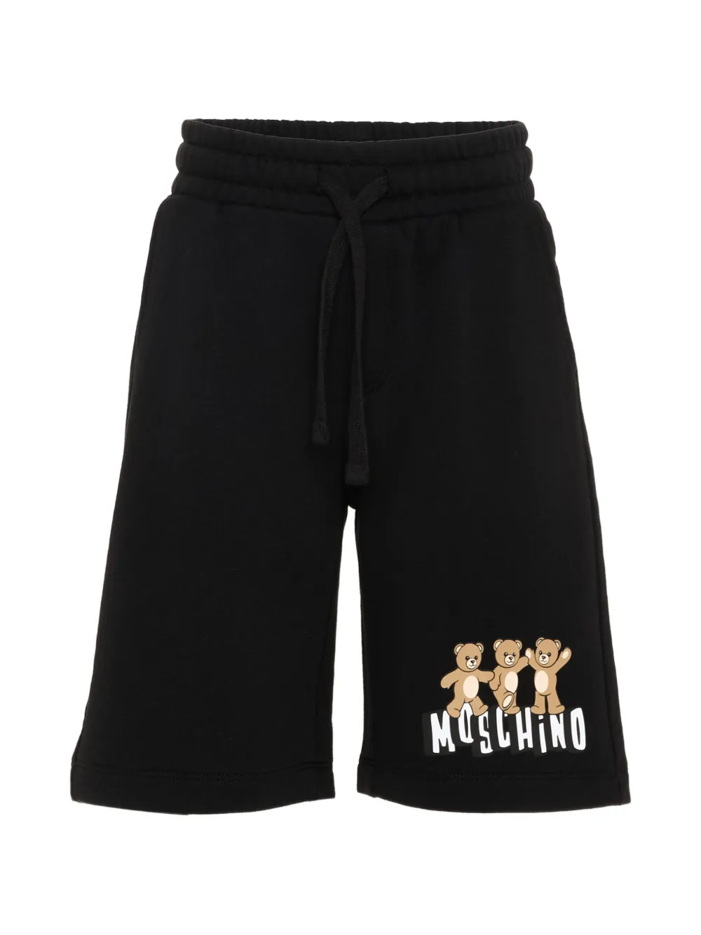 Moschino Kids teddy-print shorts - Nero