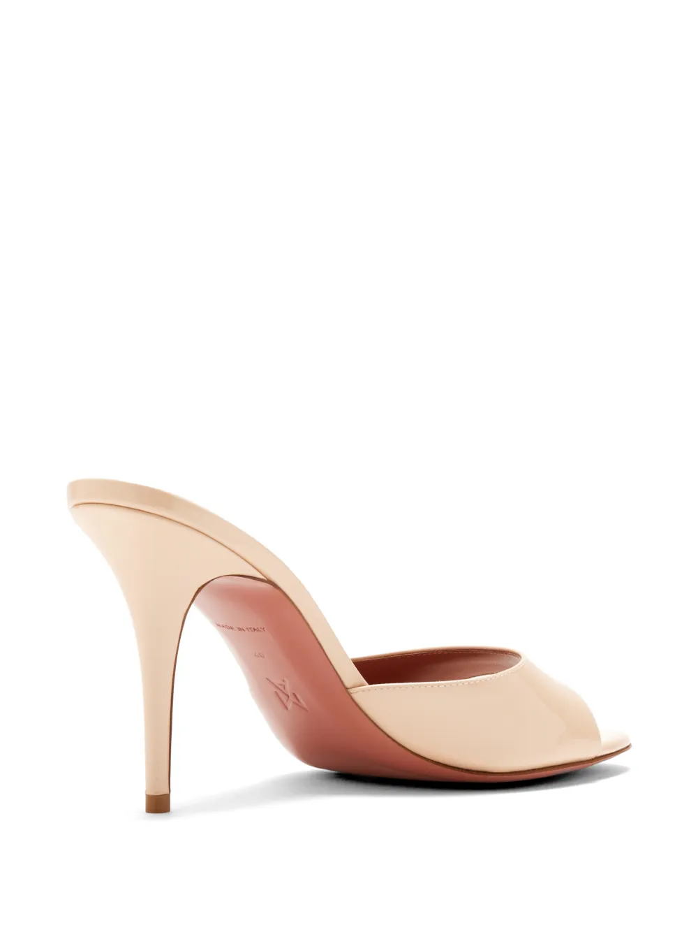 Amina Muaddi Elodie slippers Beige