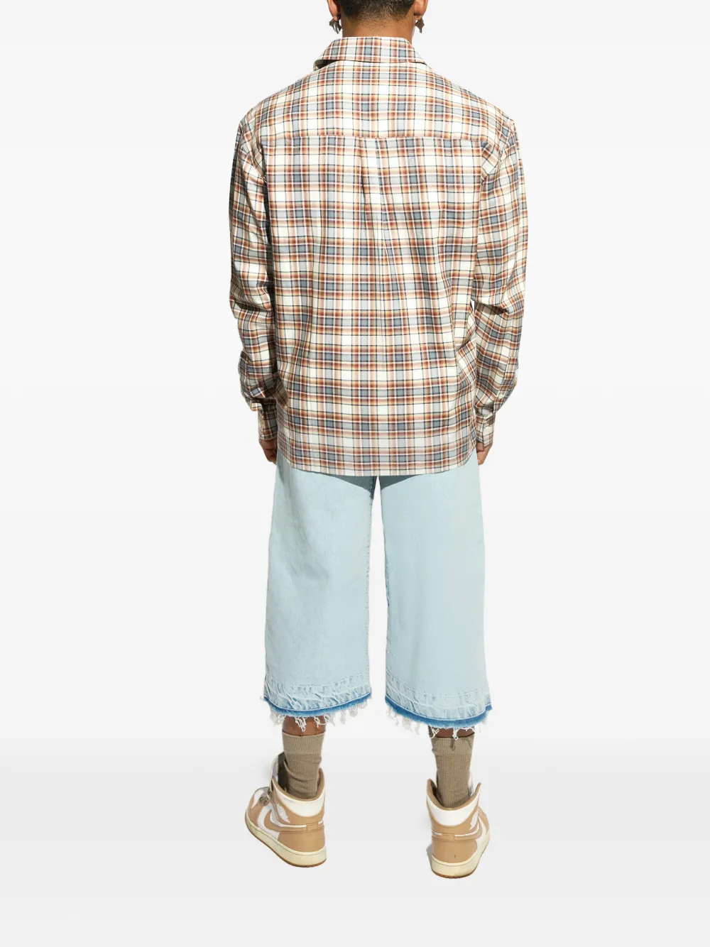  Garcias Plaid Embellished Shirt - Neutrals 