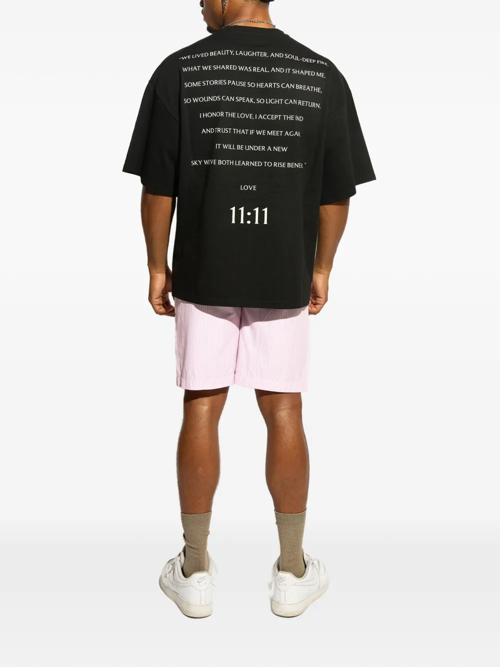  Garcias La Familia Oversized Graphic T-shirt - Black 
