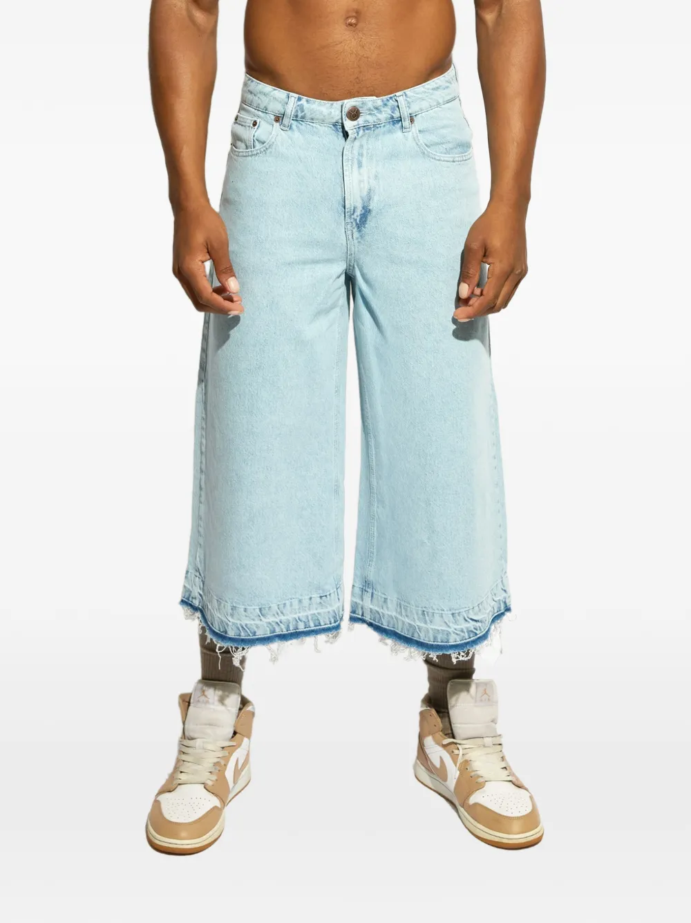 GARCIAS Papacito oversized denim shorts - Blu