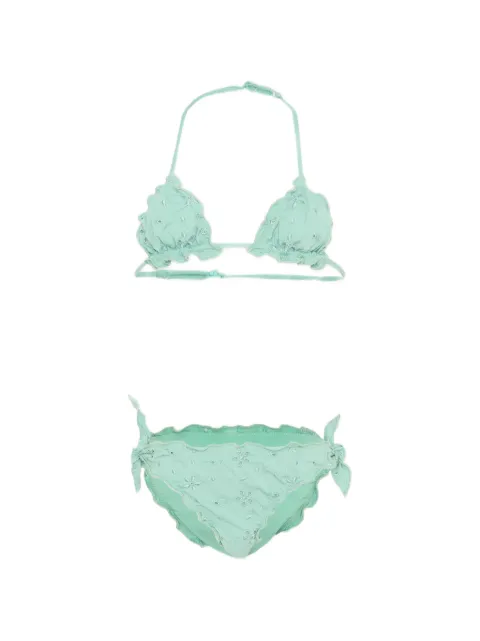 MC2 Saint Barth Kids Cris floral ruffled bikini