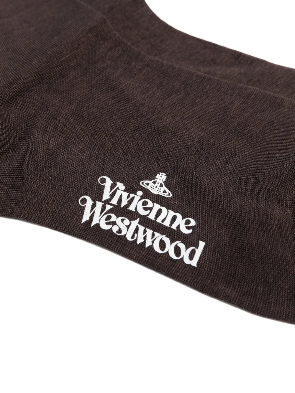 Vivienne Westwood Sokken met Orb-geborduurd Bruin