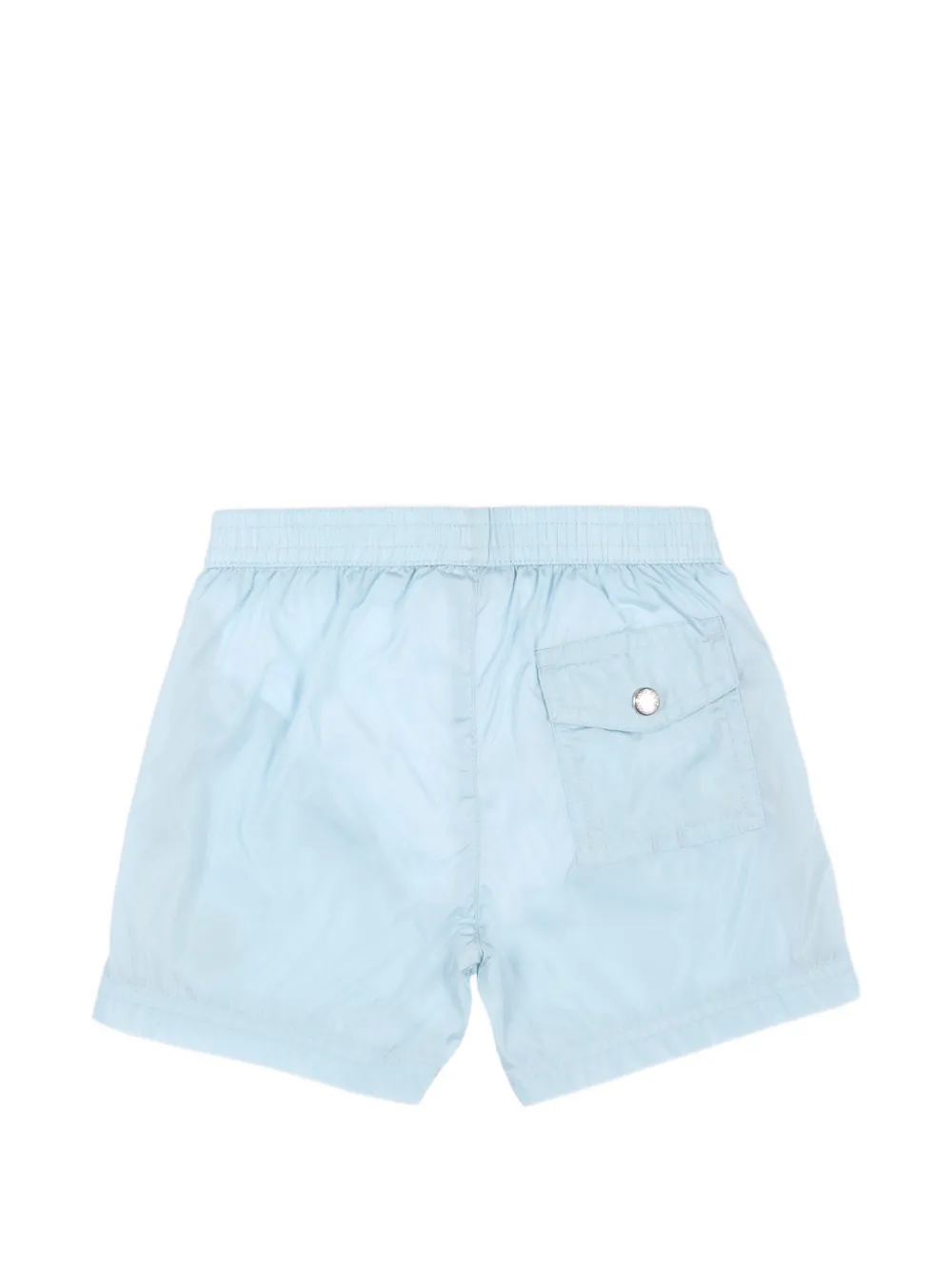  Moncler Enfant Stripe Swim Shorts - Blue 