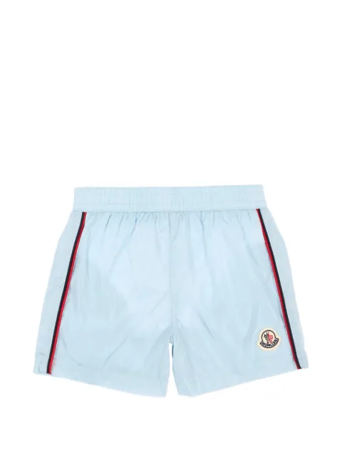 Moncler Enfant stripe swim shorts