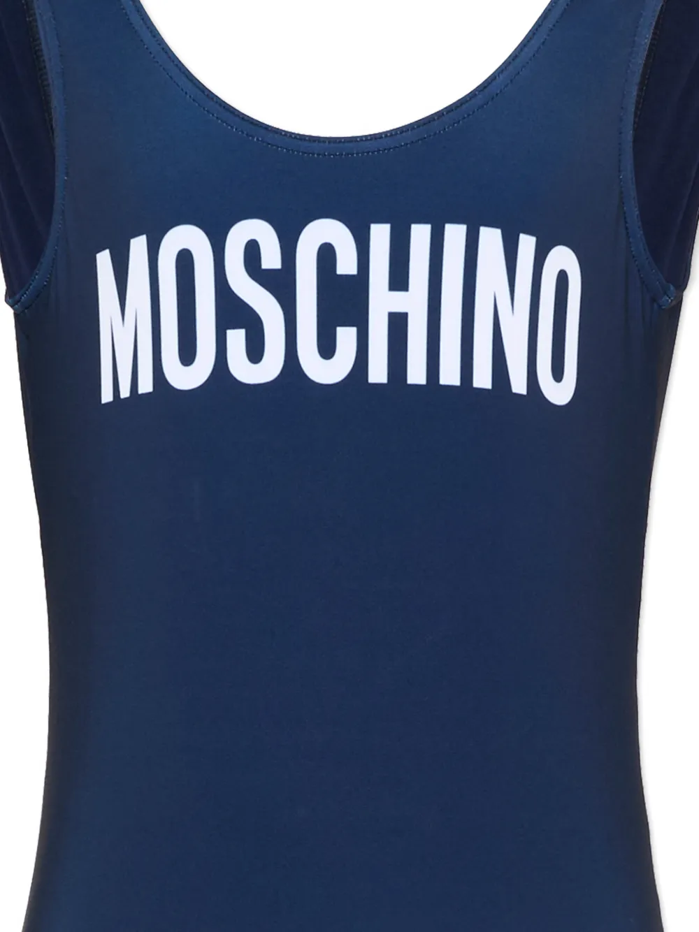  Moschino Kids Logo-lettering Swimsuit - Blue 