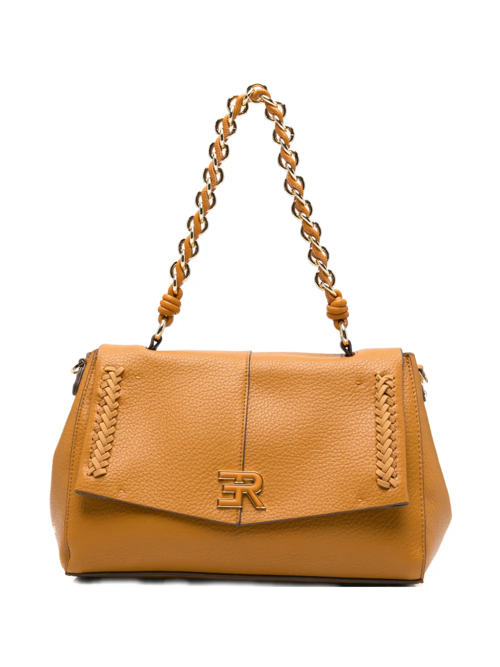 ERMANNO FIRENZE Eba braided-handle leather satchel bag - Toni neutri