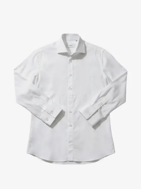 Lardini bib-front long-sleeve shirt