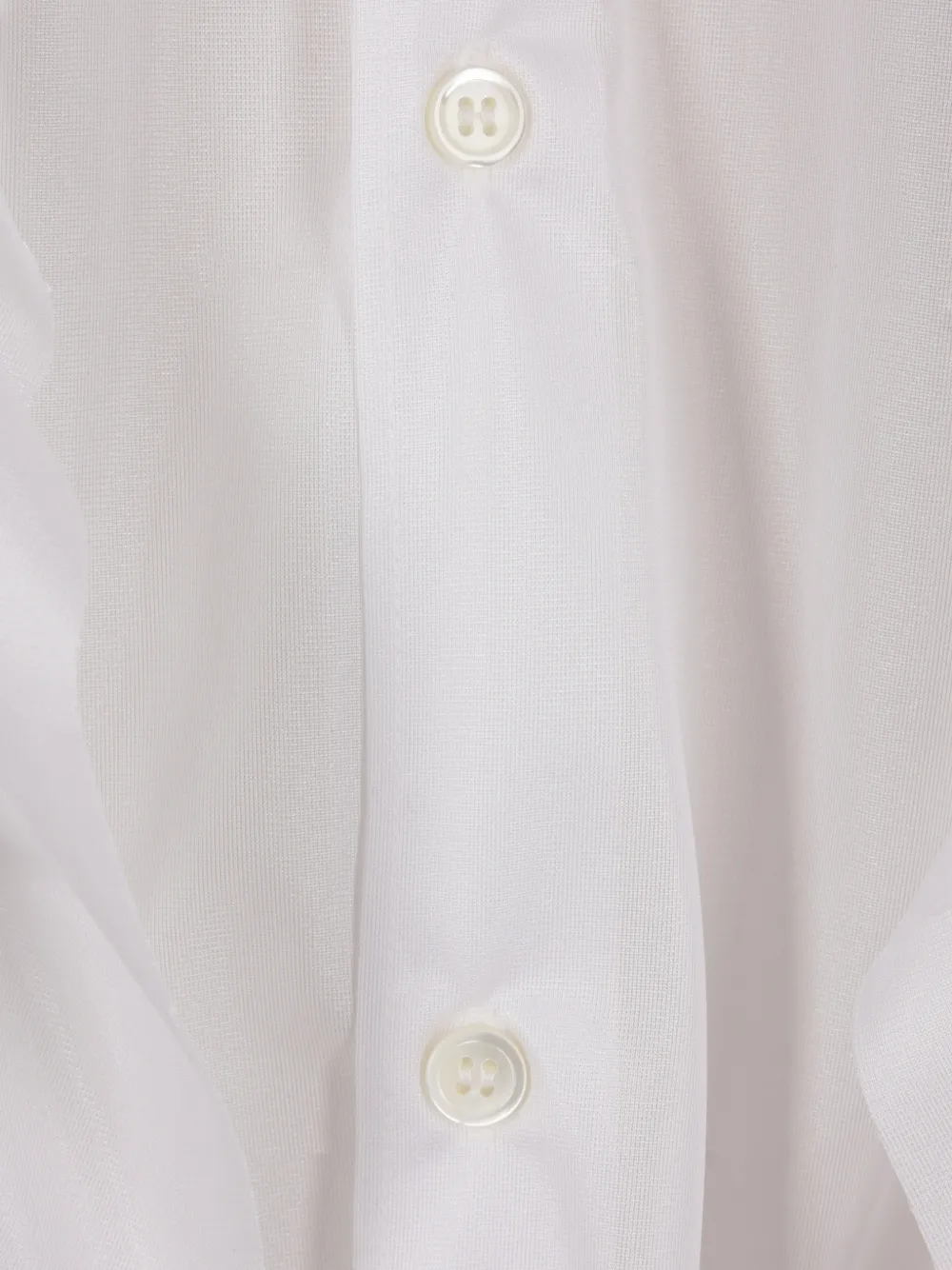  Comme Des Garçons Homme Plus Ruffled Shirt - White 