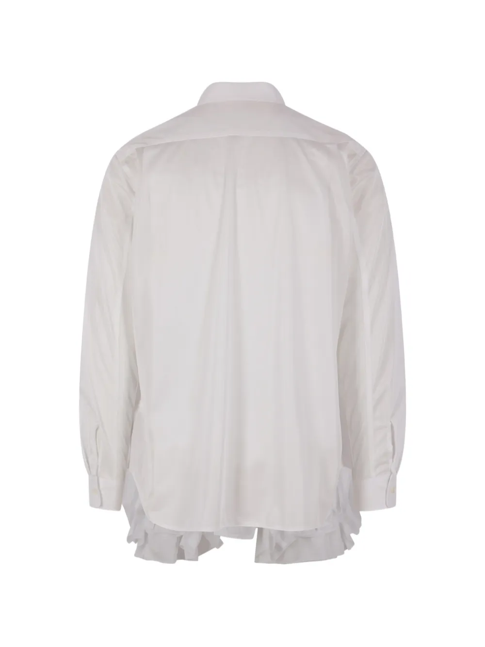  Comme Des Garçons Homme Plus Ruffled Shirt - White 
