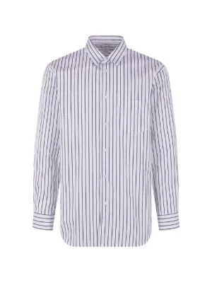 Junya Watanabe MAN ストライプ シャツ | ブルー | FARFETCH JP