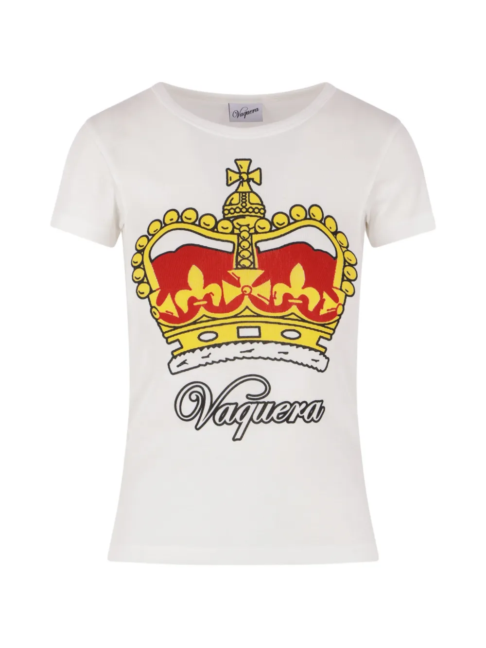 Vaquera printed T-shirt - Bianco