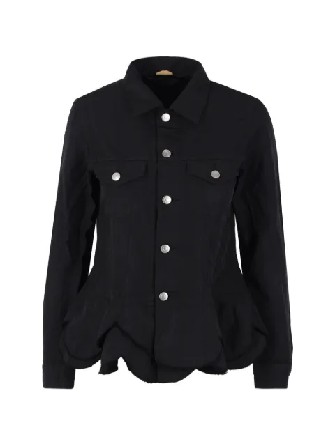 Comme Des Garçons peplum button jacket