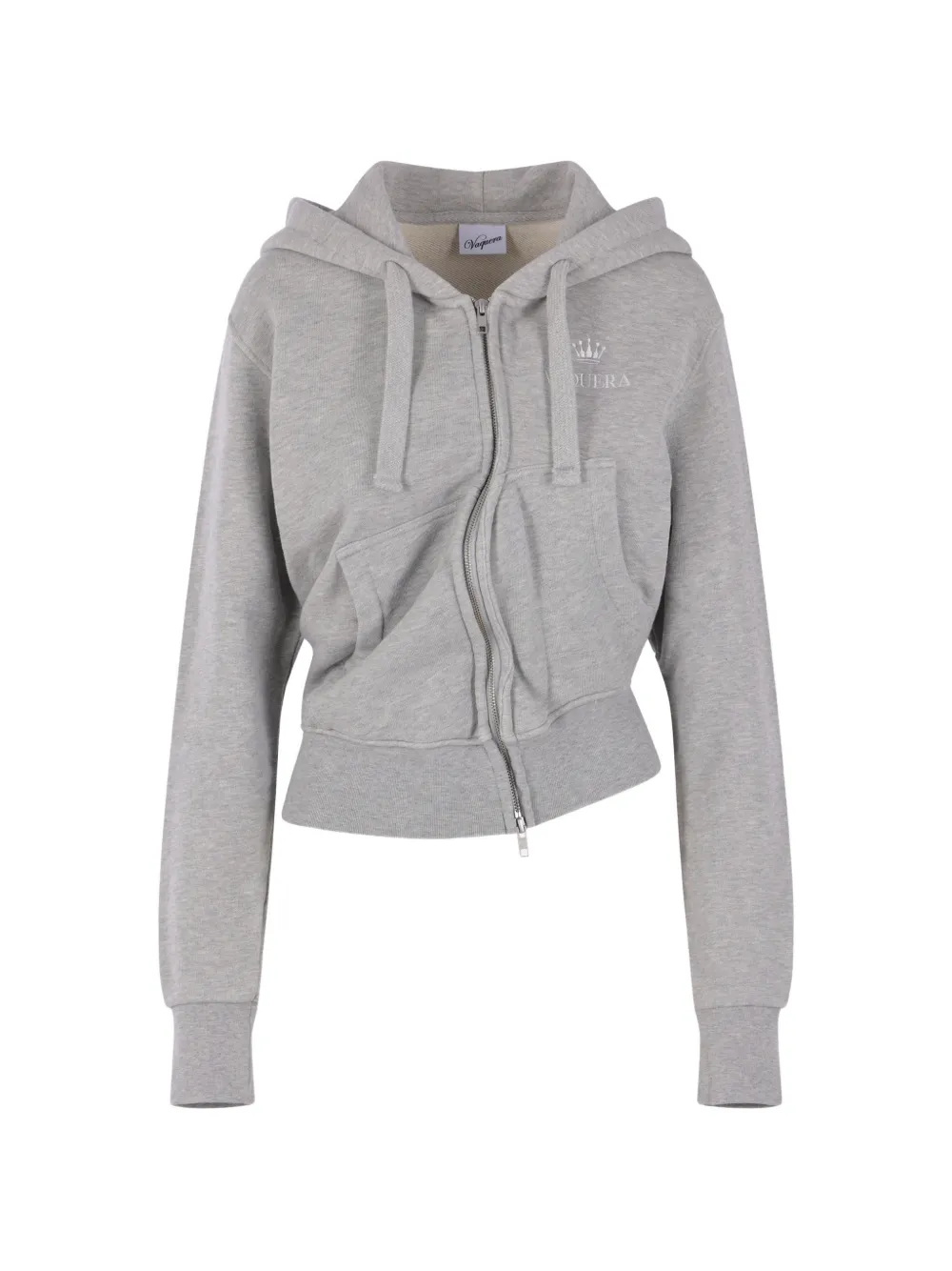 Vaquera zip-up hoodie - Grigio