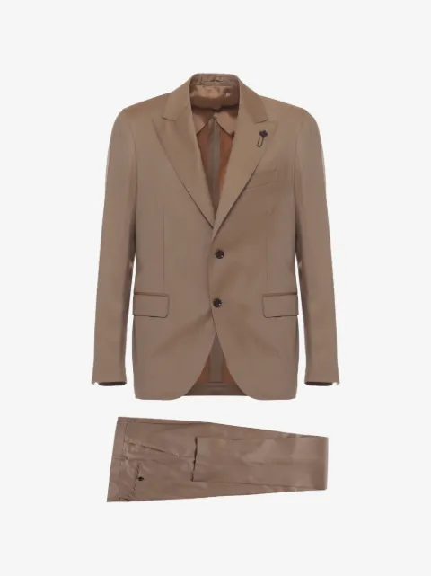 Lardini herringbone wool suit