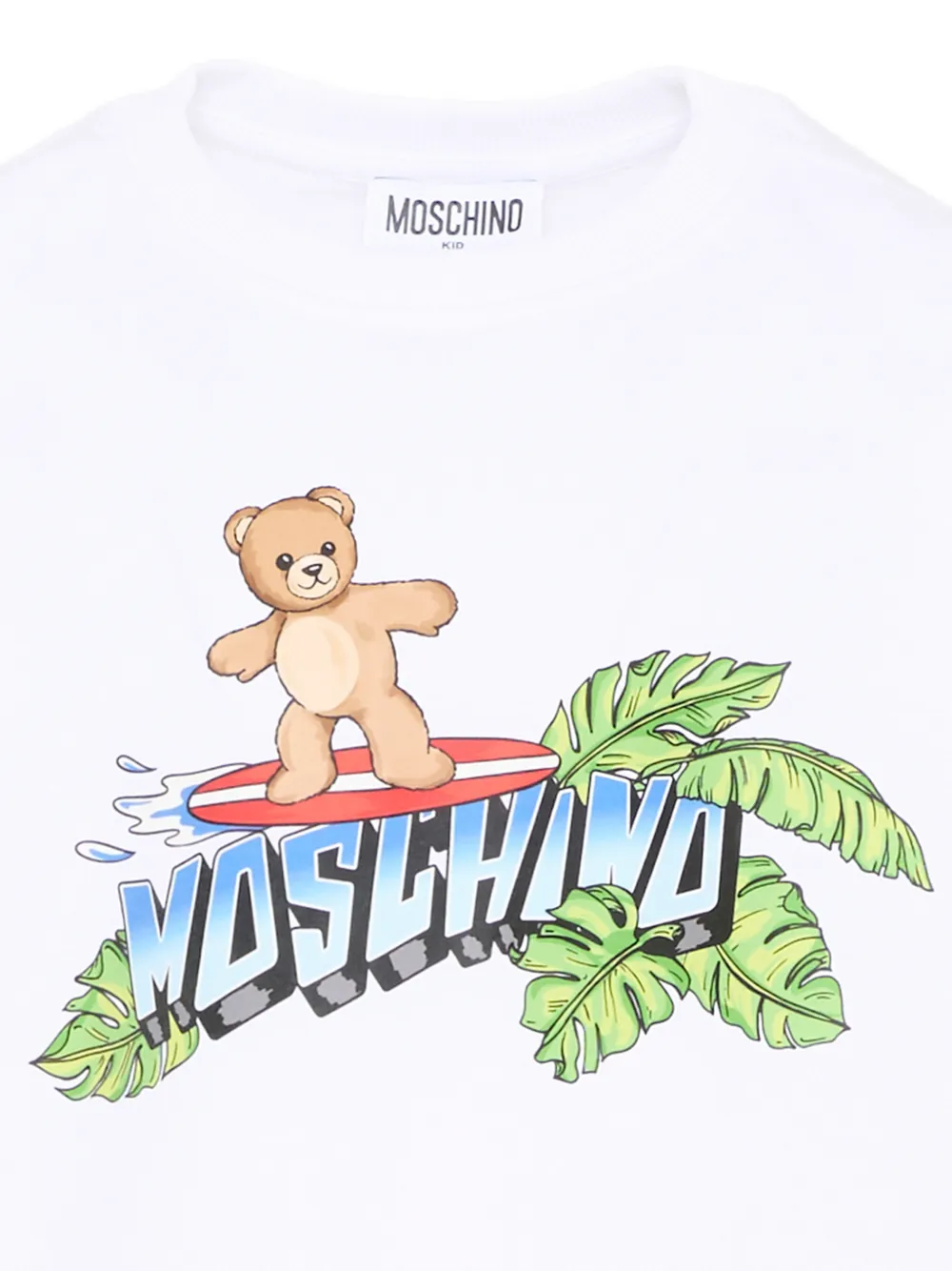 Moschino Kids T-shirt Wit