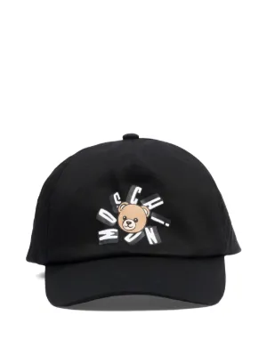 MM6 Maison Margiela Kids Logo Cap | Black | FARFETCH KW