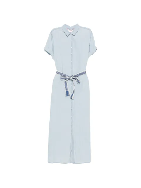 Xirena belted short-sleeve maxi dress