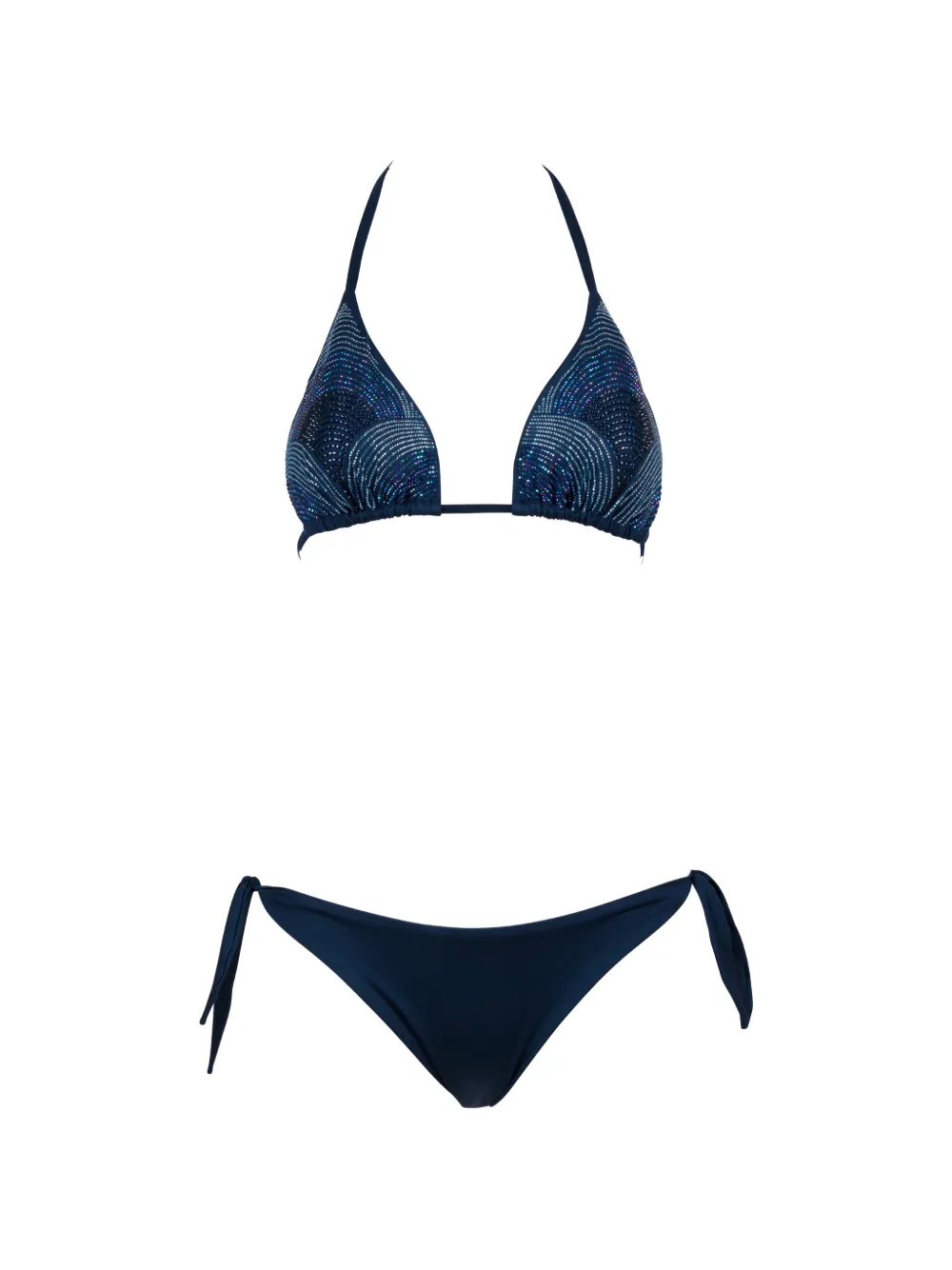 Pin Up Stars beaded bikini - Blu