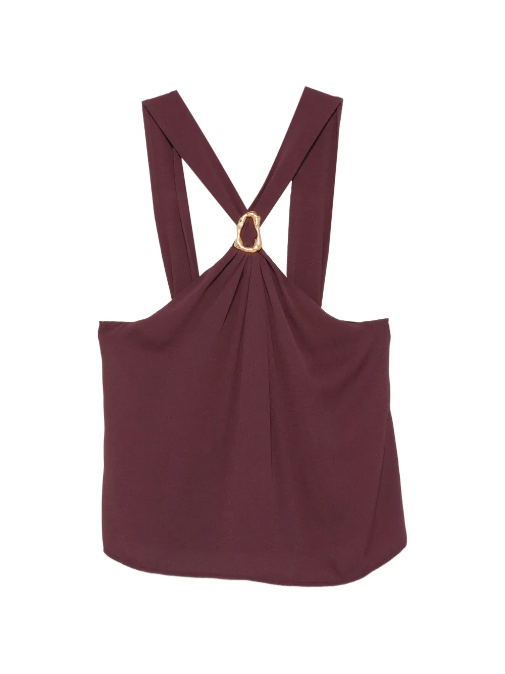 Forte Forte Blusa con anello - Viola