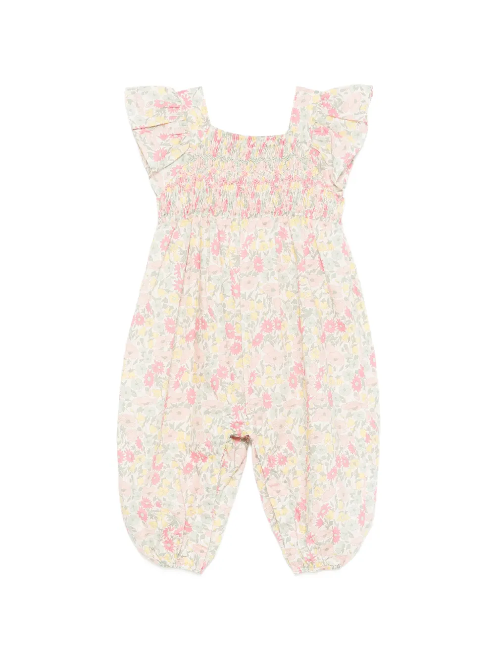 Tartine Et Chocolat floral-print romper - Rosa