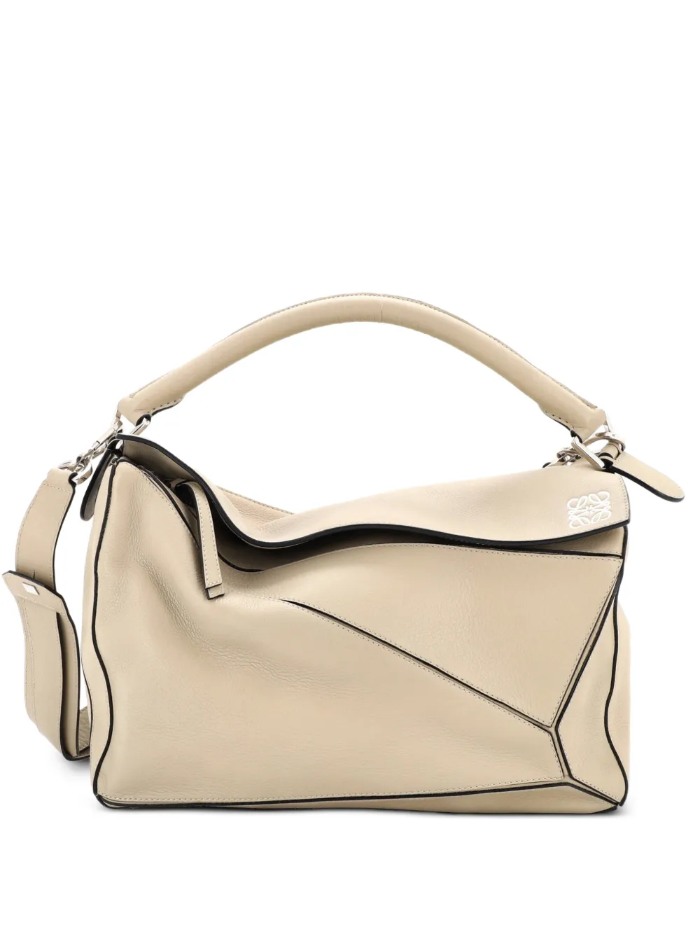 Loewe Pre-Owned Puzzle Bag Leather Large satchel - Toni neutri