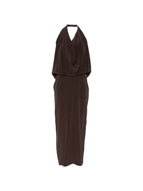 Alysi halterneck maxi dress