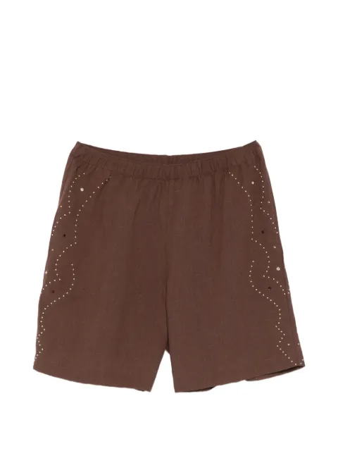 VENUJA embellished knee-length shorts