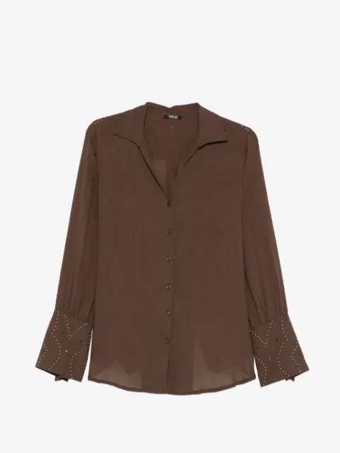 VENUJA embellished-cuff shirt