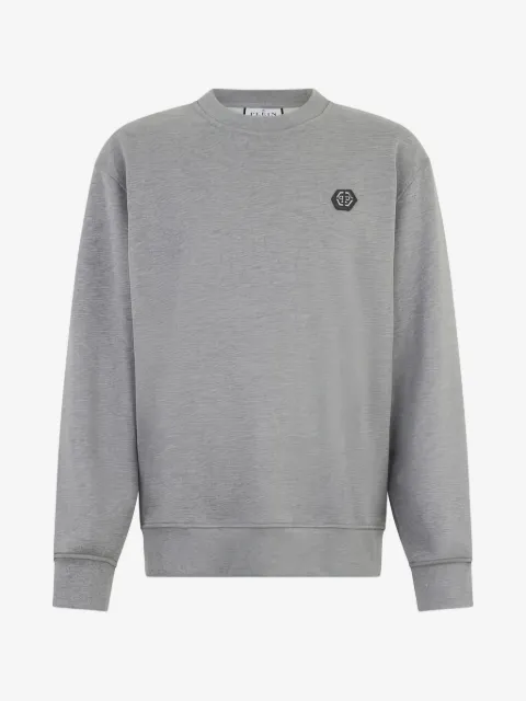 Philipp Plein logo patch sweatshirt