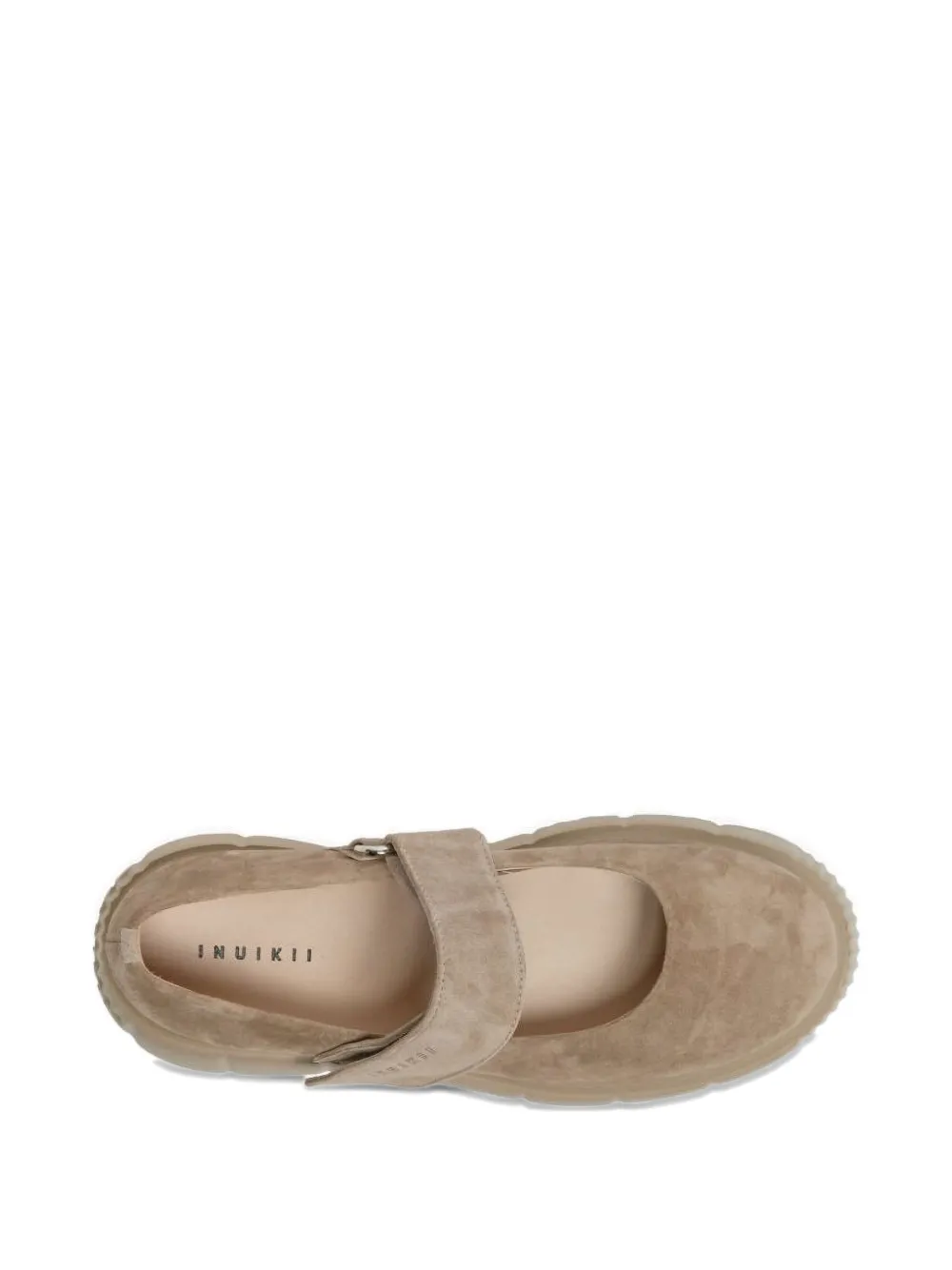 Inuikii Matilda M.J. suède ballerina's Beige