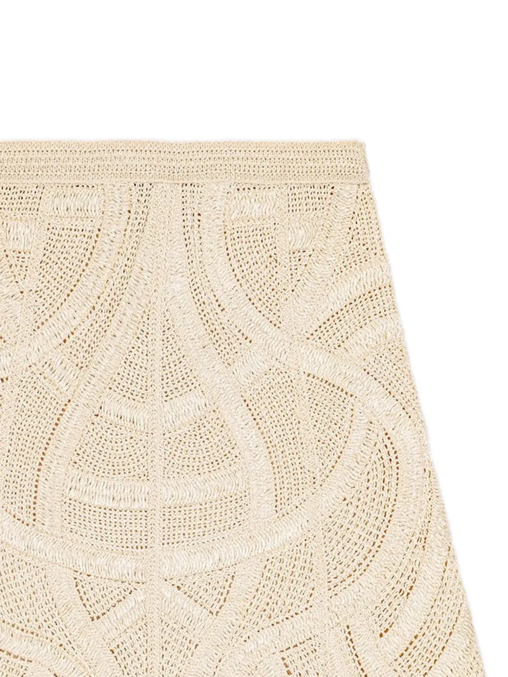 Maje Gehaakte rok Beige