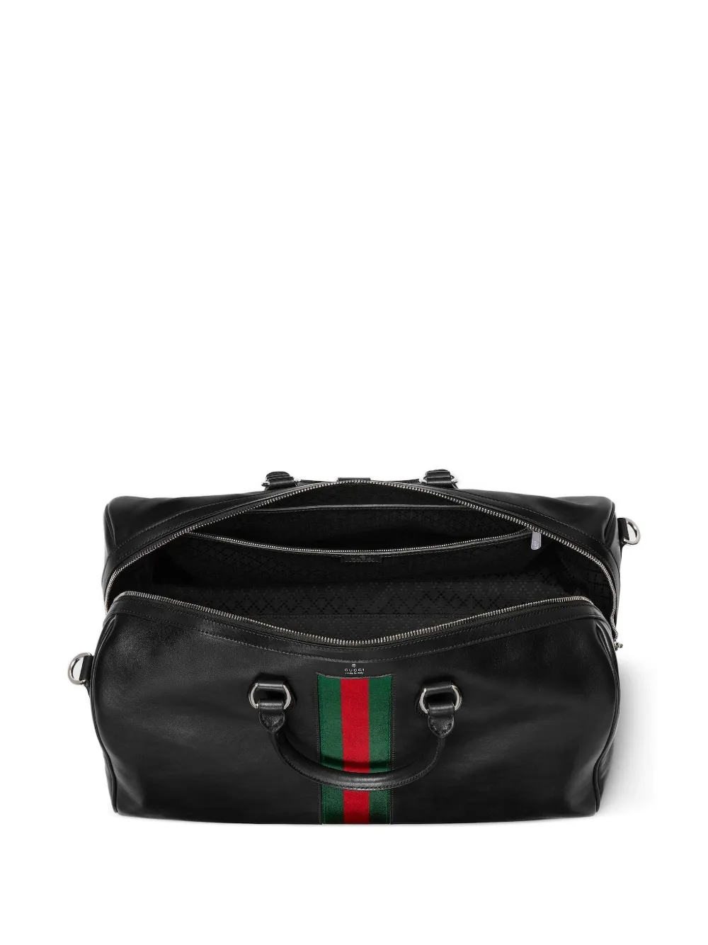 Gucci Medium leren duffeltas Zwart
