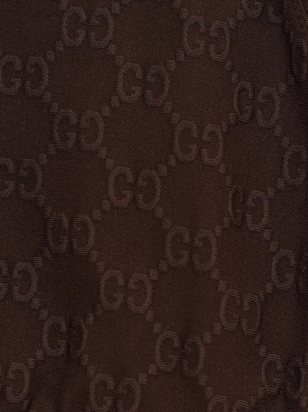 Gucci Top met logopatroon Bruin