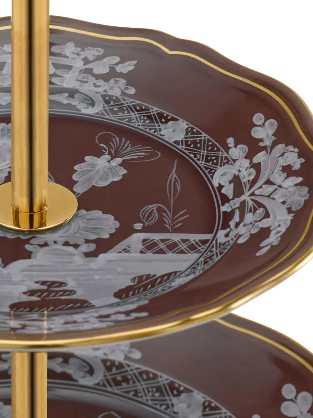 Floral Serving Stand