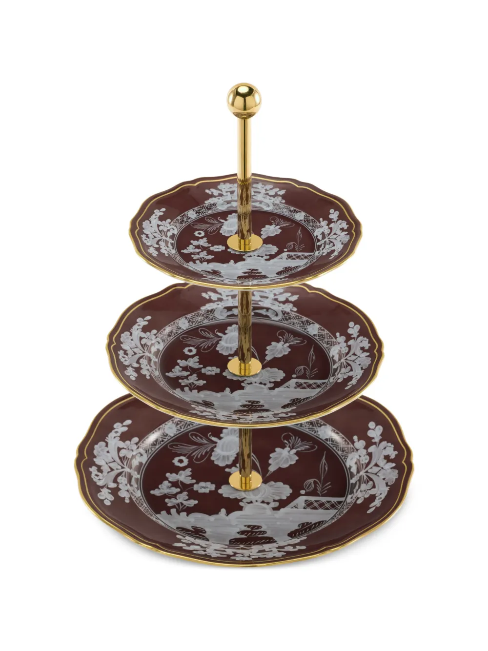 Floral Serving Stand