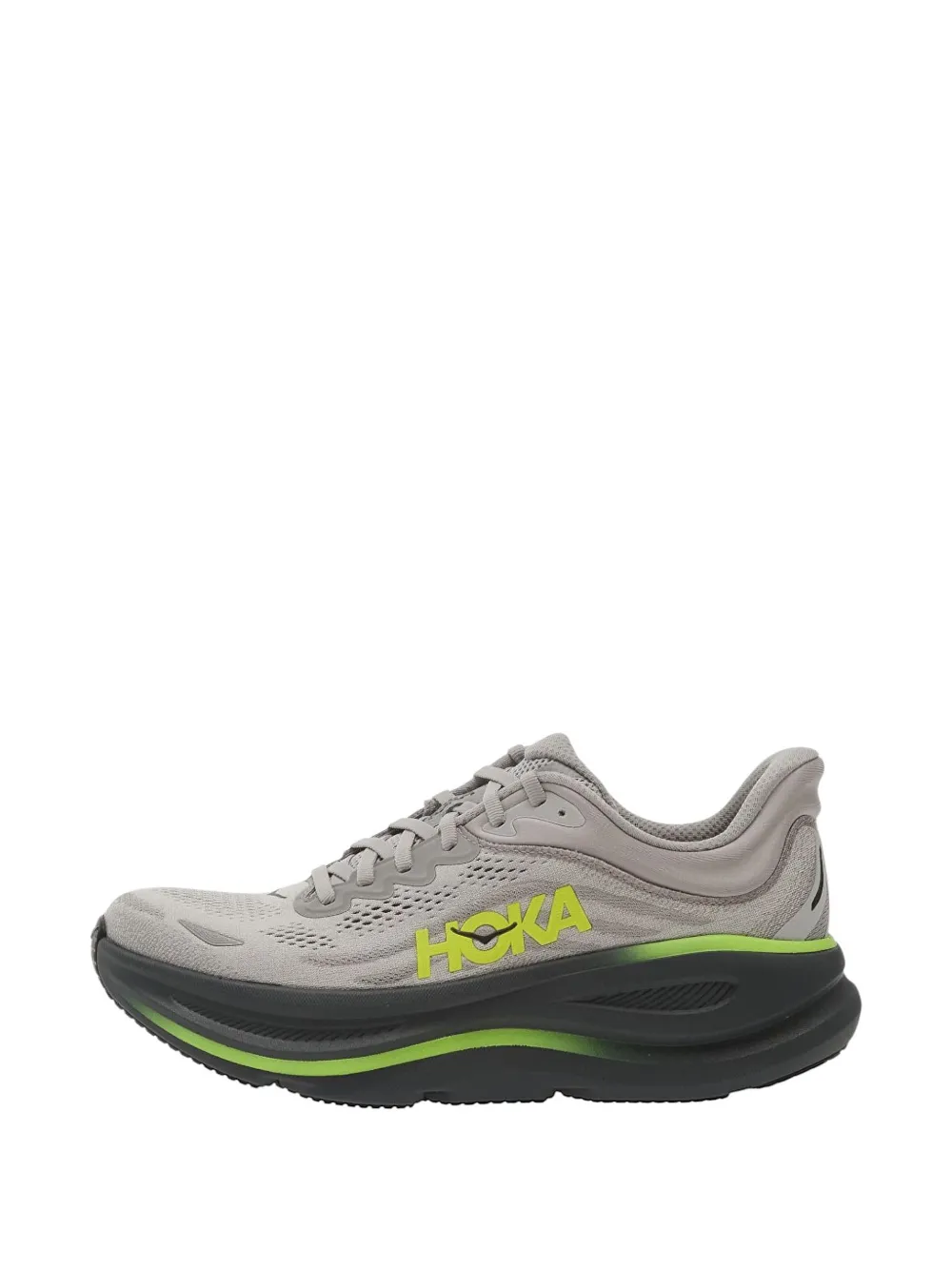 HOKA Bondi 9 perforated sneakers - Grigio
