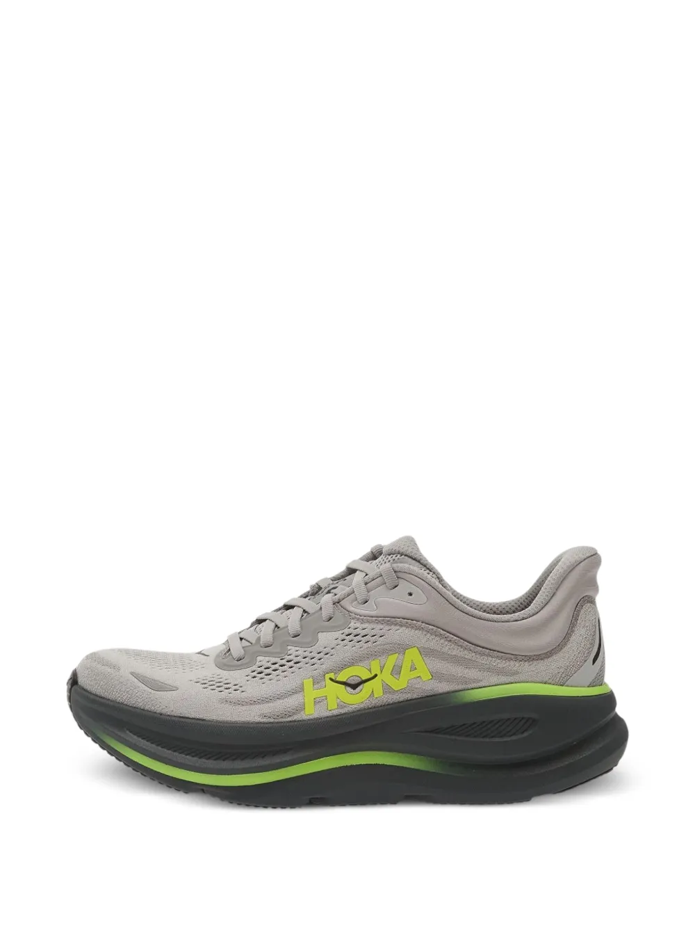 HOKA Bondi 9 perforated sneakers - Grigio